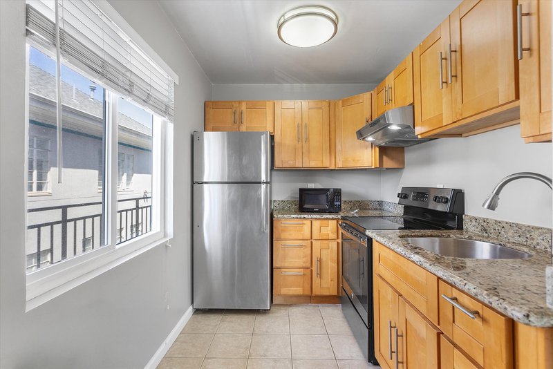 Unit F kitchen