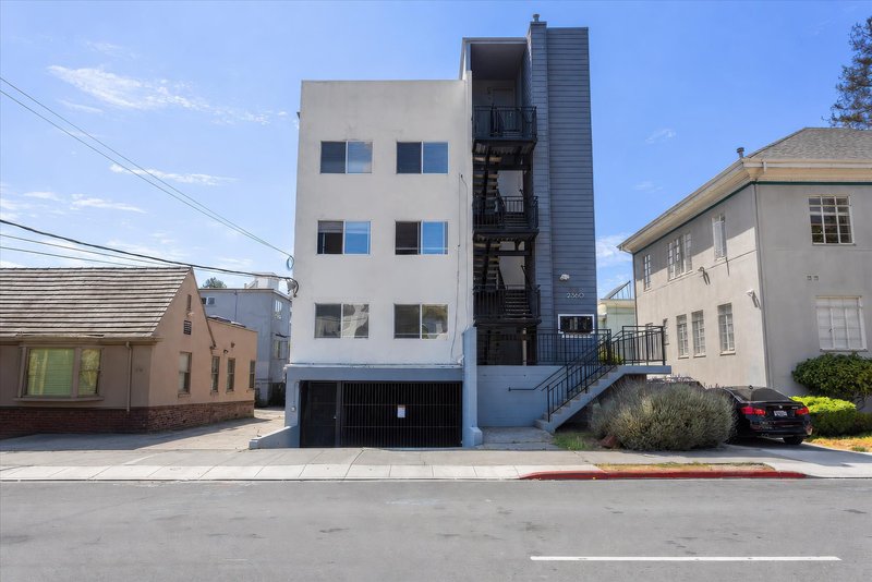 Front elevation from grade level