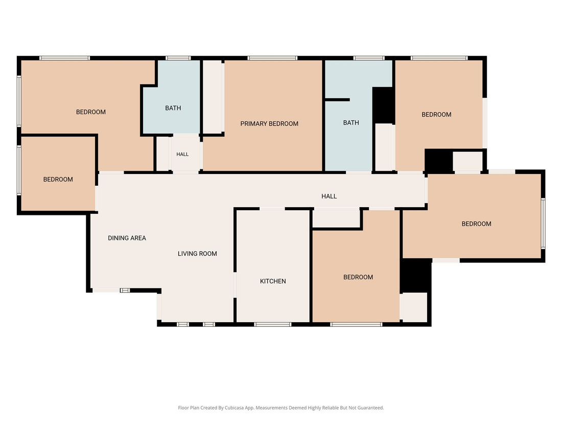 Floor plan, Six bedroom penthouse